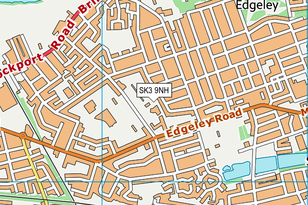 SK3 9NH map - OS VectorMap District (Ordnance Survey)