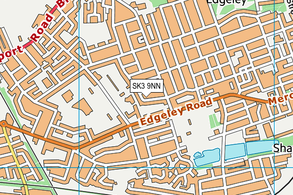 SK3 9NN map - OS VectorMap District (Ordnance Survey)