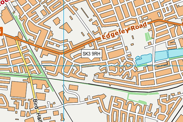 SK3 9RH map - OS VectorMap District (Ordnance Survey)