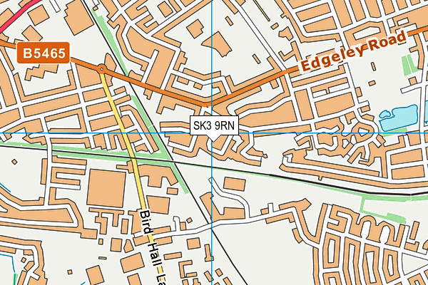 SK3 9RN map - OS VectorMap District (Ordnance Survey)