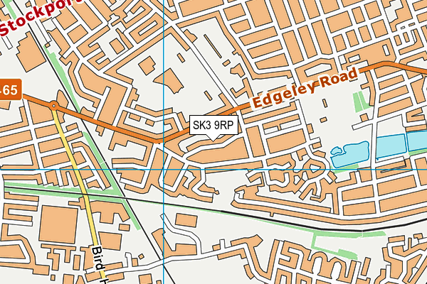 SK3 9RP map - OS VectorMap District (Ordnance Survey)