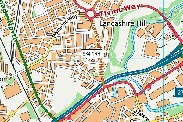 SK4 1RH map - OS VectorMap District (Ordnance Survey)