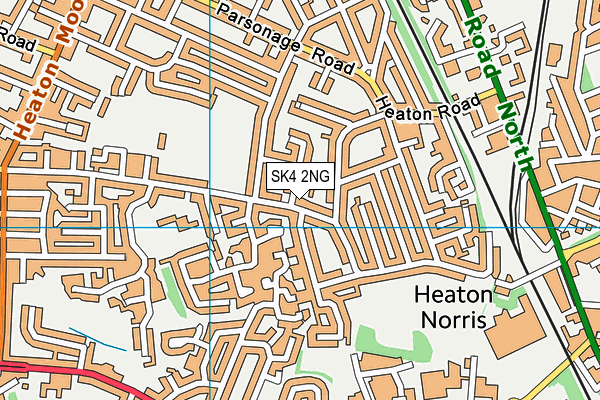 SK4 2NG map - OS VectorMap District (Ordnance Survey)