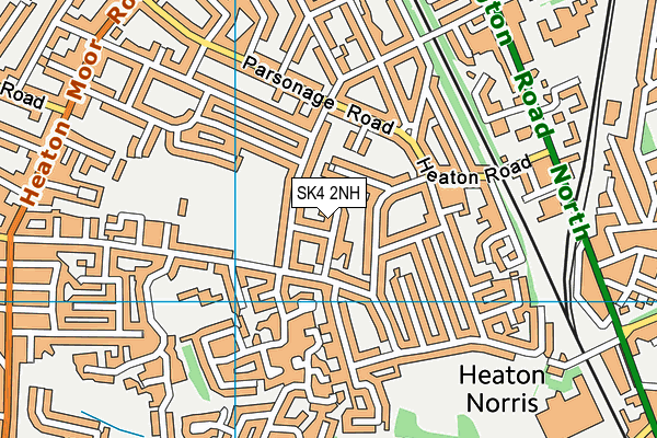 SK4 2NH map - OS VectorMap District (Ordnance Survey)