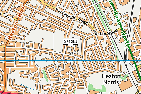 SK4 2NJ map - OS VectorMap District (Ordnance Survey)