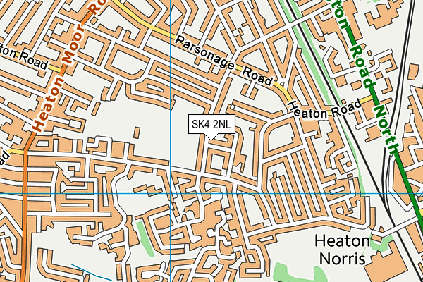 SK4 2NL map - OS VectorMap District (Ordnance Survey)