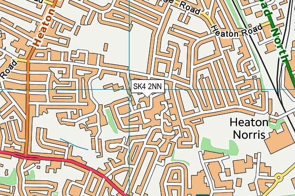 SK4 2NN map - OS VectorMap District (Ordnance Survey)