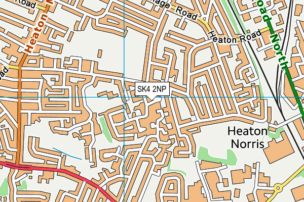 SK4 2NP map - OS VectorMap District (Ordnance Survey)