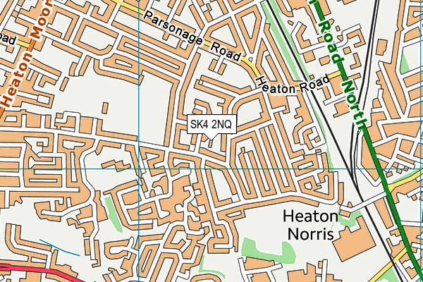 SK4 2NQ map - OS VectorMap District (Ordnance Survey)