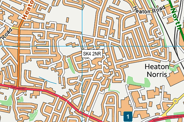 SK4 2NR map - OS VectorMap District (Ordnance Survey)