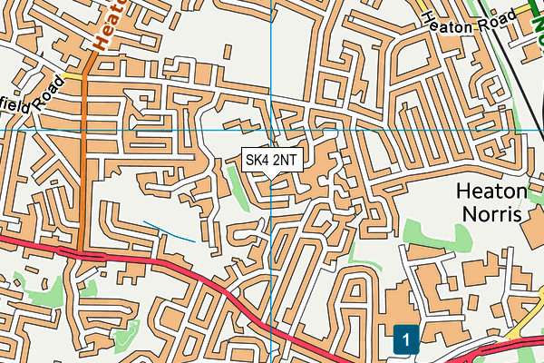 SK4 2NT map - OS VectorMap District (Ordnance Survey)