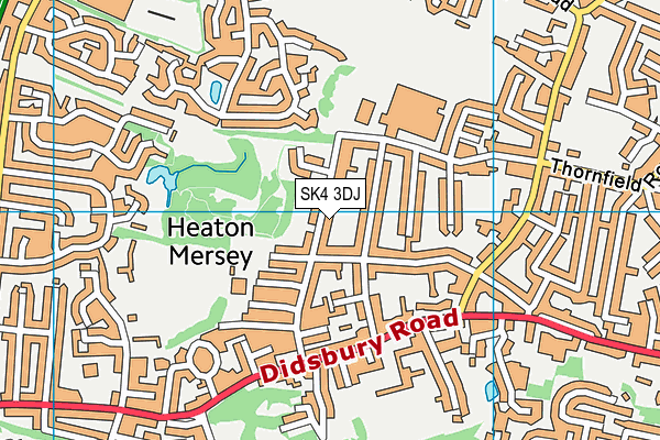 SK4 3DJ map - OS VectorMap District (Ordnance Survey)