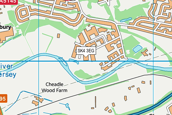 SK4 3EG map - OS VectorMap District (Ordnance Survey)