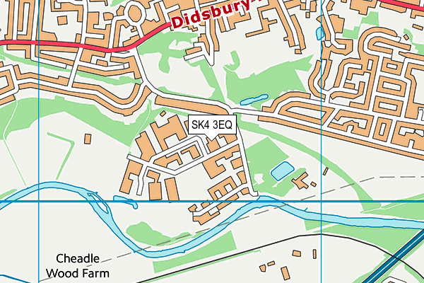 SK4 3EQ map - OS VectorMap District (Ordnance Survey)