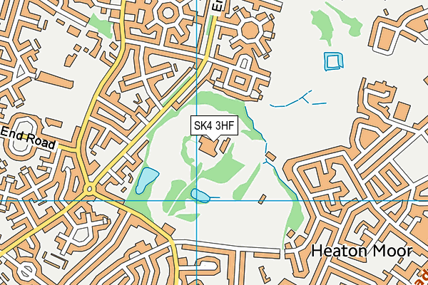 SK4 3HF map - OS VectorMap District (Ordnance Survey)