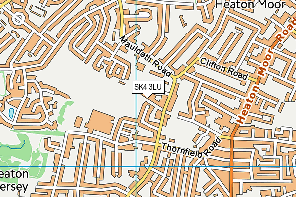 SK4 3LU map - OS VectorMap District (Ordnance Survey)