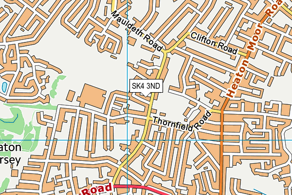 SK4 3ND map - OS VectorMap District (Ordnance Survey)