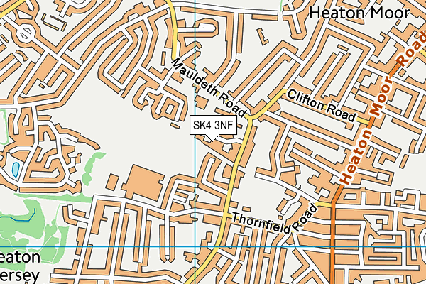 SK4 3NF map - OS VectorMap District (Ordnance Survey)