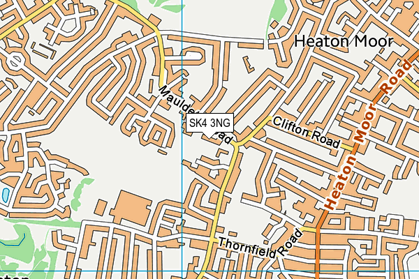 SK4 3NG map - OS VectorMap District (Ordnance Survey)