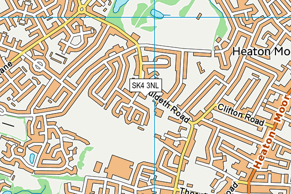 SK4 3NL map - OS VectorMap District (Ordnance Survey)