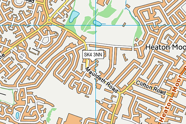 SK4 3NN map - OS VectorMap District (Ordnance Survey)