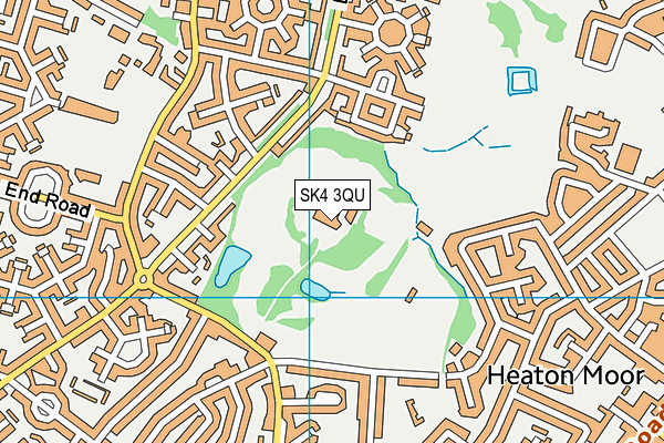 SK4 3QU map - OS VectorMap District (Ordnance Survey)