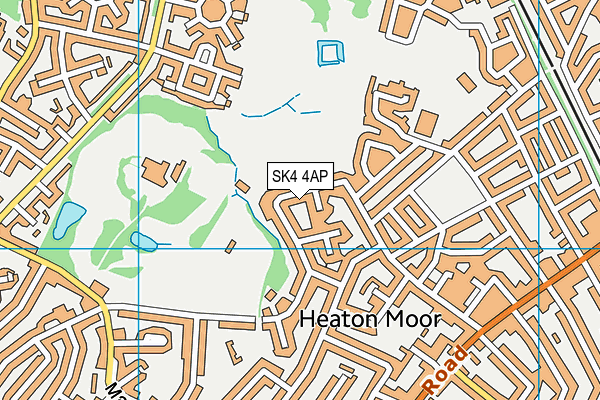 SK4 4AP map - OS VectorMap District (Ordnance Survey)