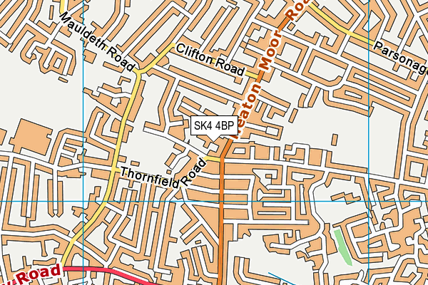 SK4 4BP map - OS VectorMap District (Ordnance Survey)