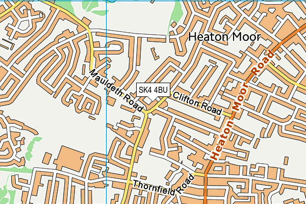 SK4 4BU map - OS VectorMap District (Ordnance Survey)