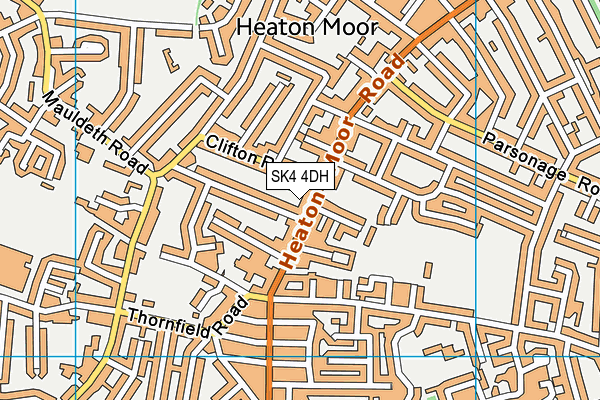 SK4 4DH map - OS VectorMap District (Ordnance Survey)