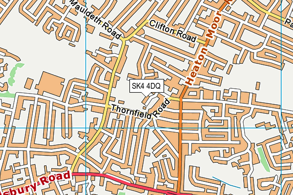 SK4 4DQ map - OS VectorMap District (Ordnance Survey)