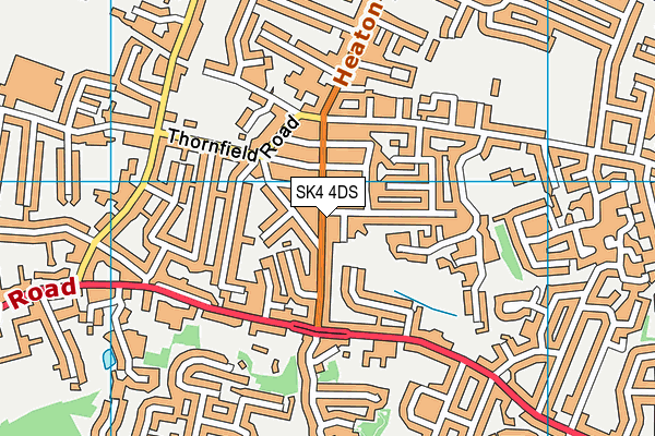 SK4 4DS map - OS VectorMap District (Ordnance Survey)