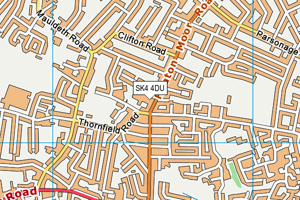 SK4 4DU map - OS VectorMap District (Ordnance Survey)
