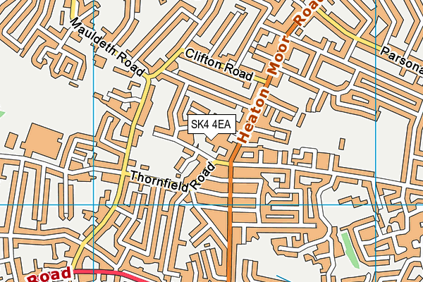 SK4 4EA map - OS VectorMap District (Ordnance Survey)