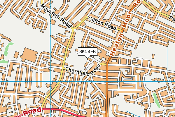SK4 4EB map - OS VectorMap District (Ordnance Survey)