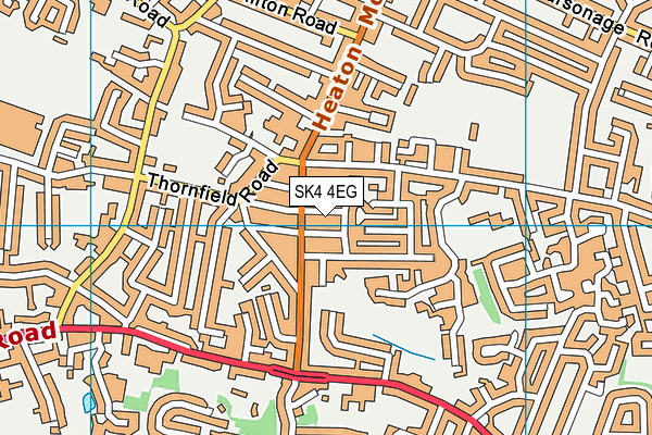 SK4 4EG map - OS VectorMap District (Ordnance Survey)
