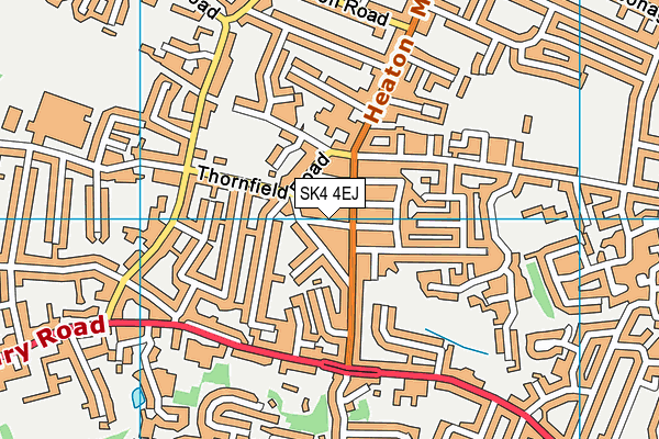 SK4 4EJ map - OS VectorMap District (Ordnance Survey)