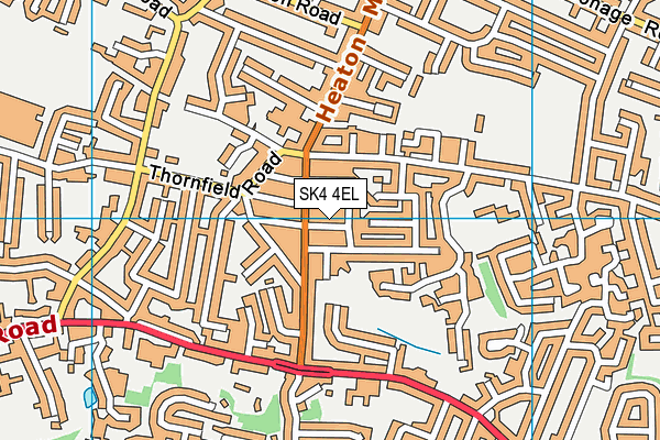 SK4 4EL map - OS VectorMap District (Ordnance Survey)