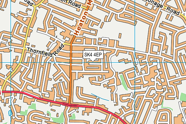 SK4 4EP map - OS VectorMap District (Ordnance Survey)