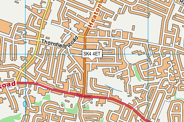 SK4 4ET map - OS VectorMap District (Ordnance Survey)