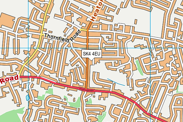 SK4 4EU map - OS VectorMap District (Ordnance Survey)