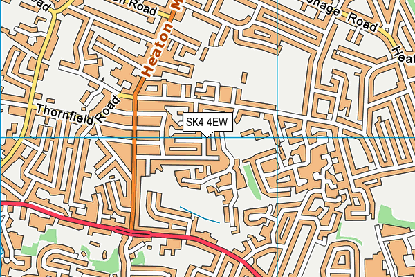 SK4 4EW map - OS VectorMap District (Ordnance Survey)