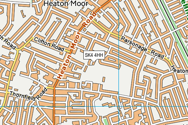 SK4 4HH map - OS VectorMap District (Ordnance Survey)