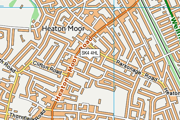 SK4 4HL map - OS VectorMap District (Ordnance Survey)