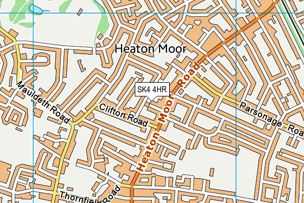 SK4 4HR map - OS VectorMap District (Ordnance Survey)