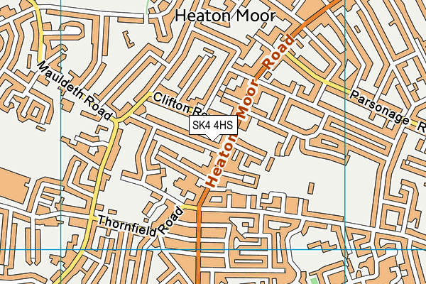 SK4 4HS map - OS VectorMap District (Ordnance Survey)