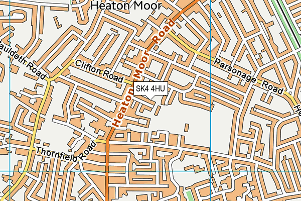 SK4 4HU map - OS VectorMap District (Ordnance Survey)