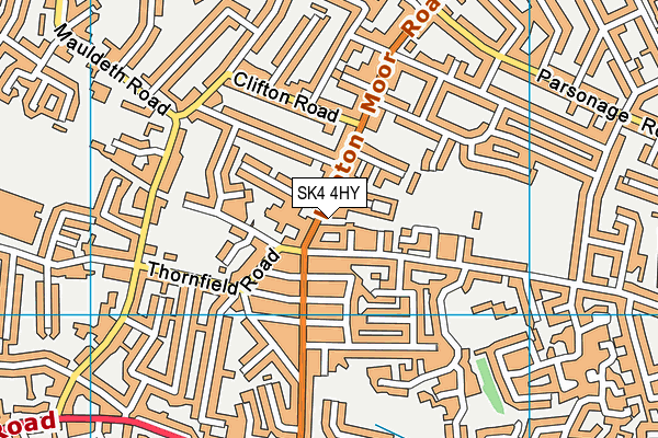 SK4 4HY map - OS VectorMap District (Ordnance Survey)