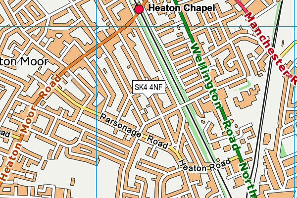 Map of HEATON DERBY MANAGEMENT LIMITED at district scale