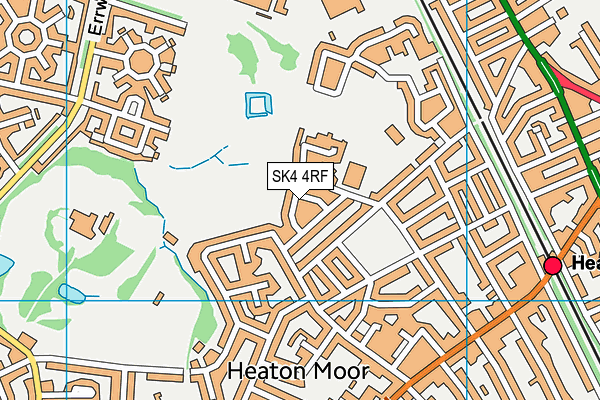 SK4 4RF map - OS VectorMap District (Ordnance Survey)